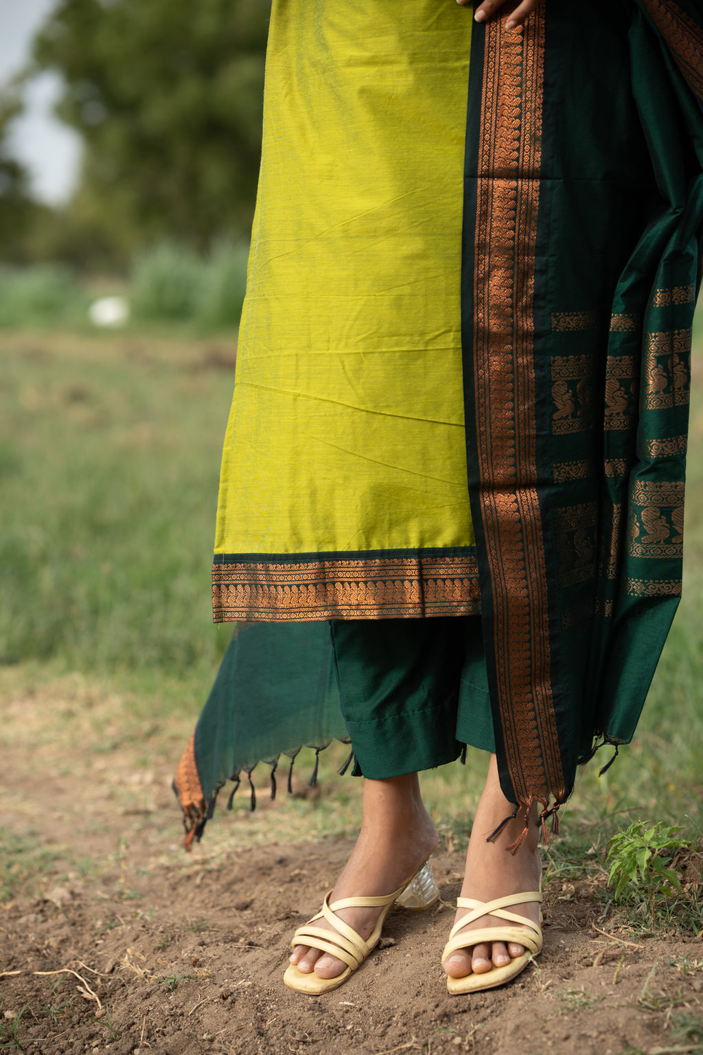 Kalyani silk cotton 3pc set