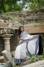Mul cotton saree