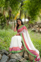 Mul cotton saree