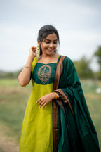 Kalyani silk cotton 3pc set