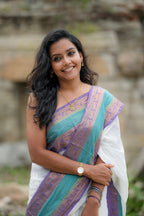 Mul cotton saree