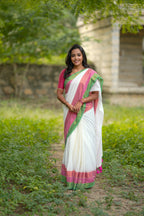 Mul cotton saree