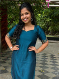 Vichithra silk co-ord hand embroidered