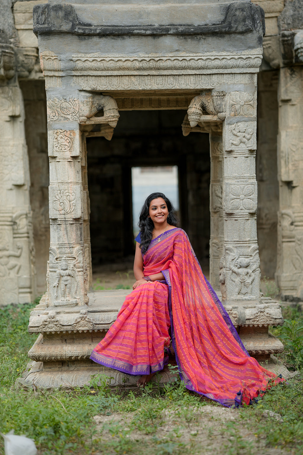 Mul cotton saree