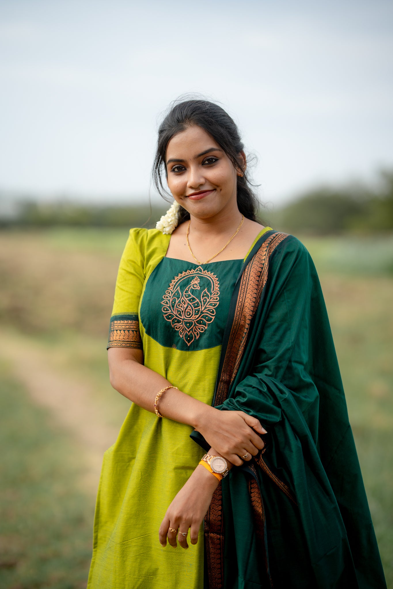 Kalyani silk cotton 3pc set