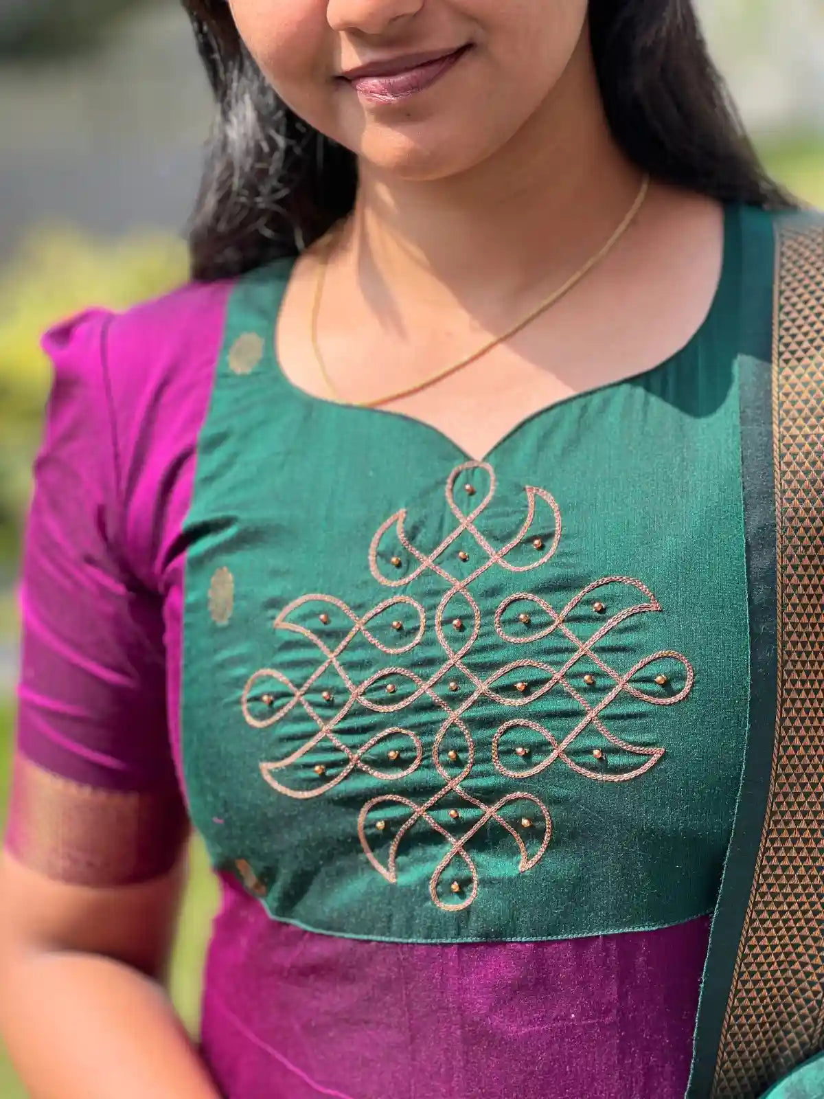 Kalyani Kolam Kurti & Dupatta