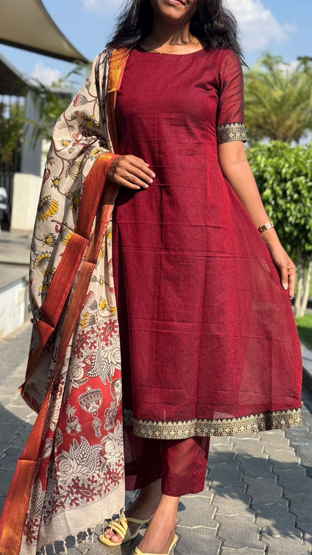 Narayanpet A-Line 3 pc set
