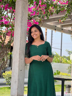 Vichithra silk co-ord hand embroidered