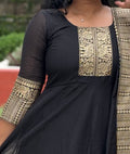 Narayanpet acotton anarkali with dupatta