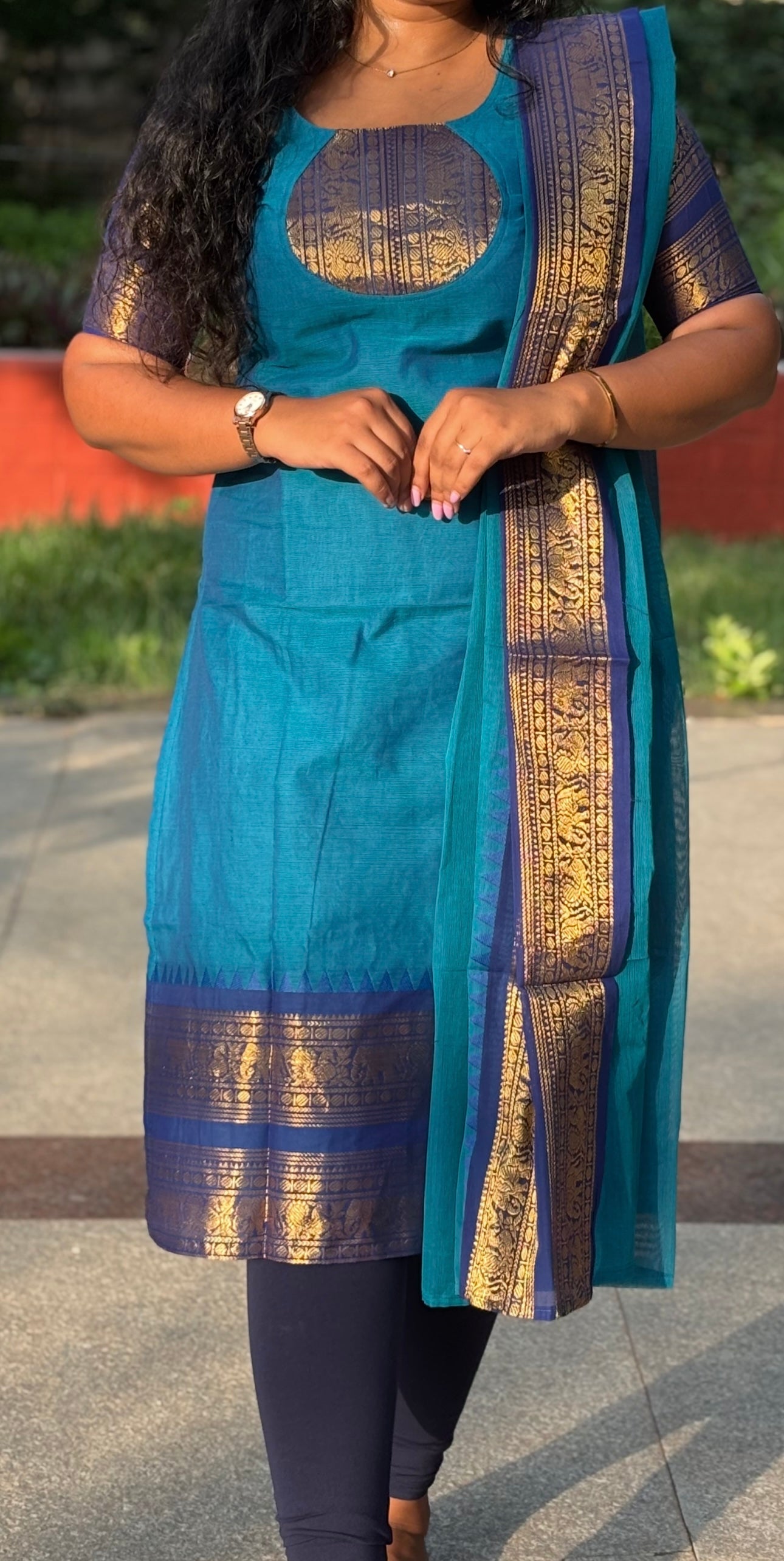 Kanchi Cotton Blue - Navy