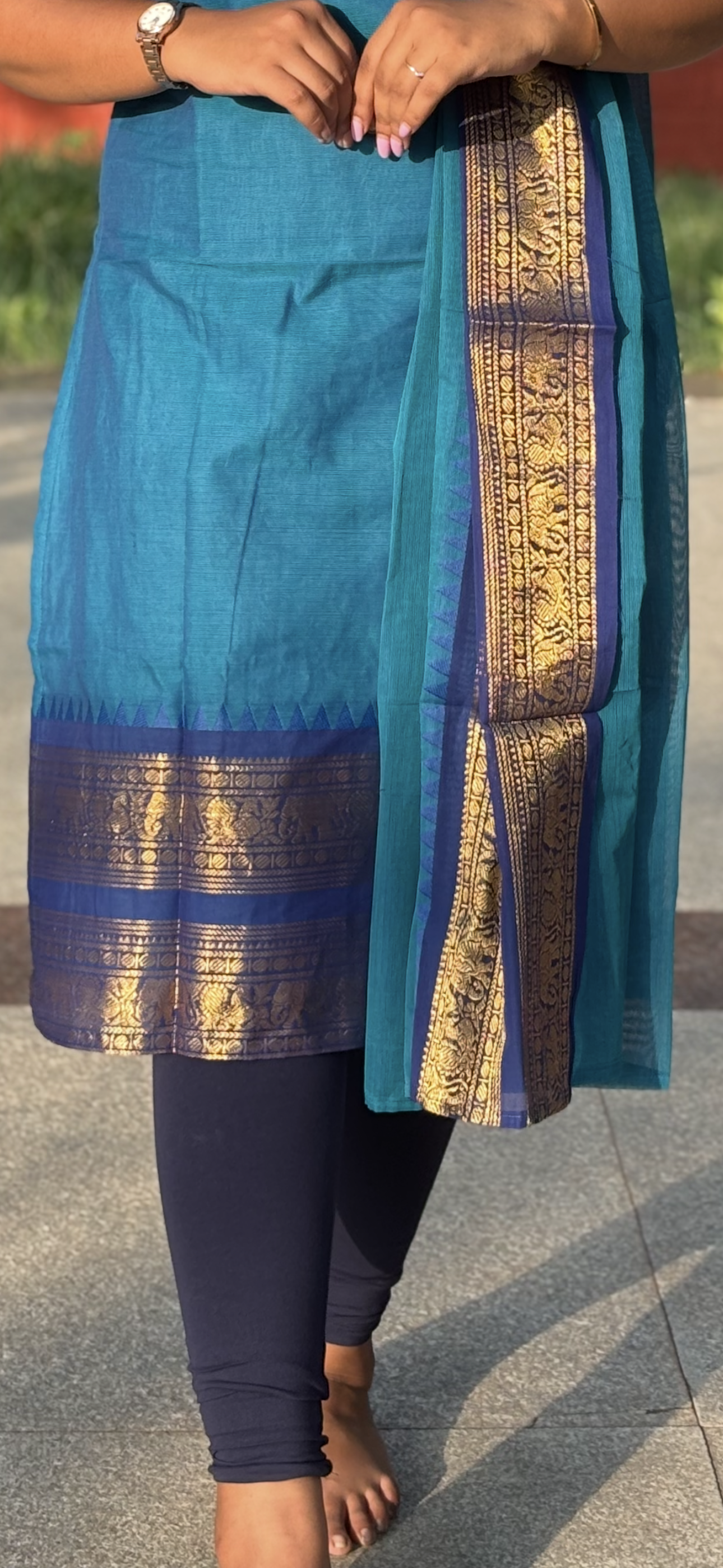 Kanchi Cotton Blue - Navy