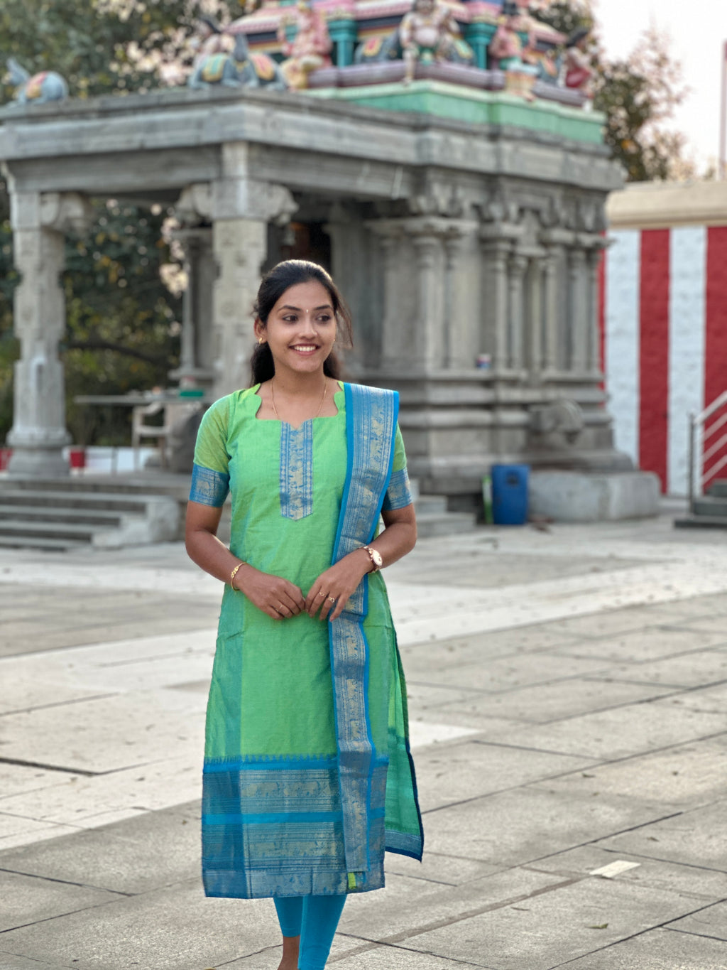 Kanchi Cotton Light Green
