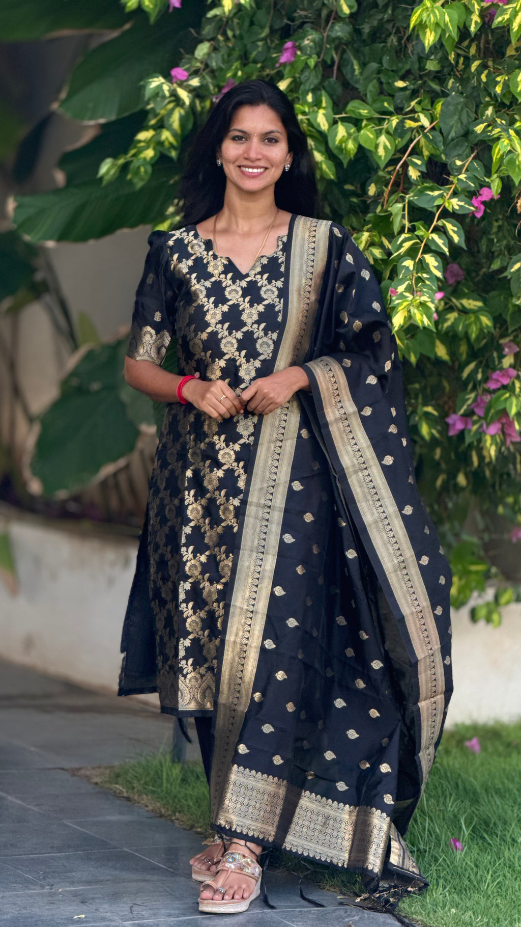 Banarasi silk 3 pc set