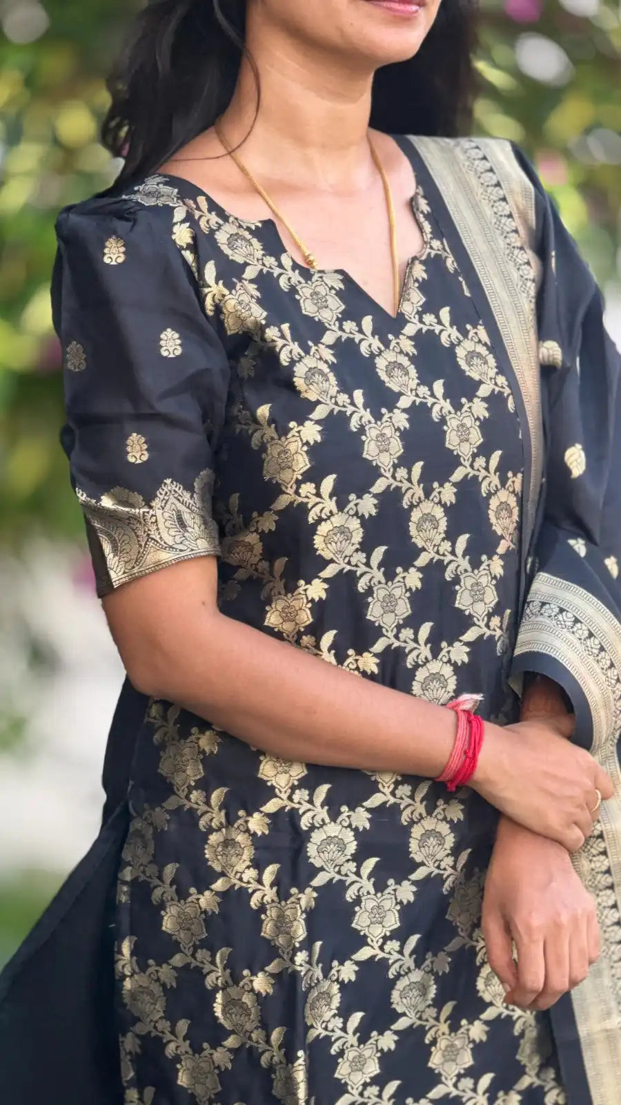 Banarasi silk 3 pc set