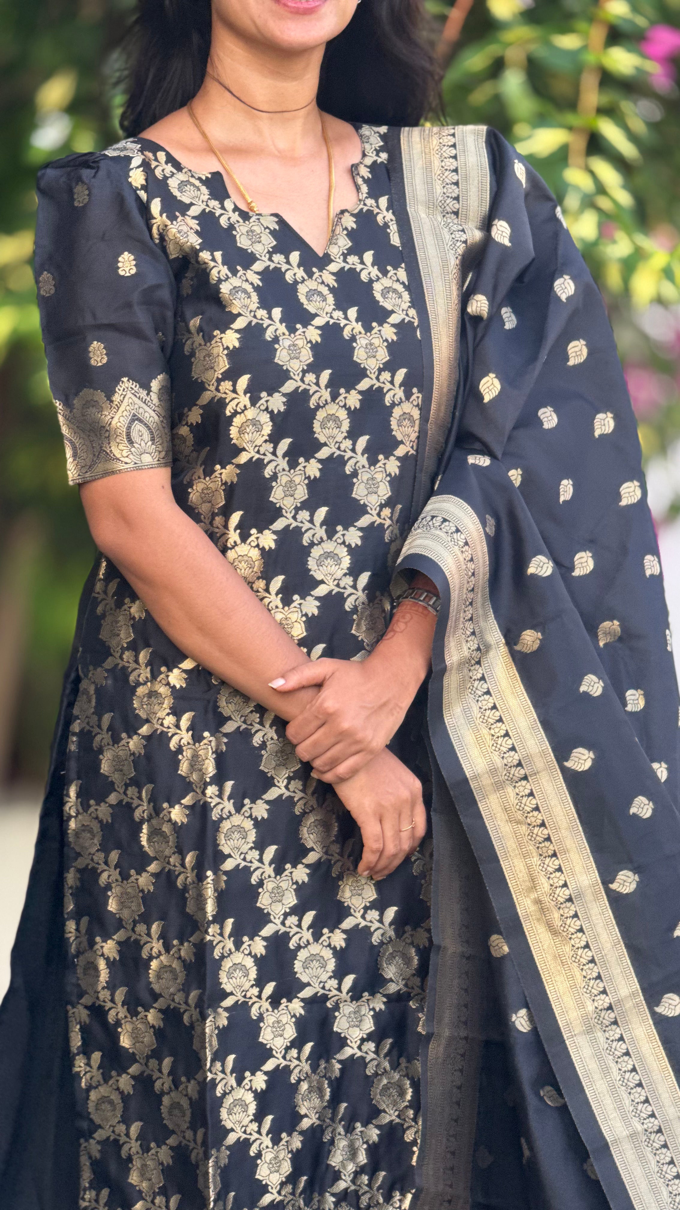 Banarasi silk 3 pc set