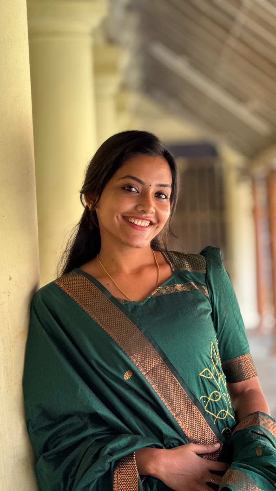 Kalyani Kolam Kurti & Dupatta