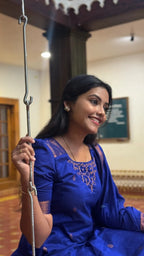 Kalyani Kolam kurti & dupatta